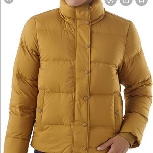 PATAGONIA SILENT DOWN JACKET XS MUSTARD